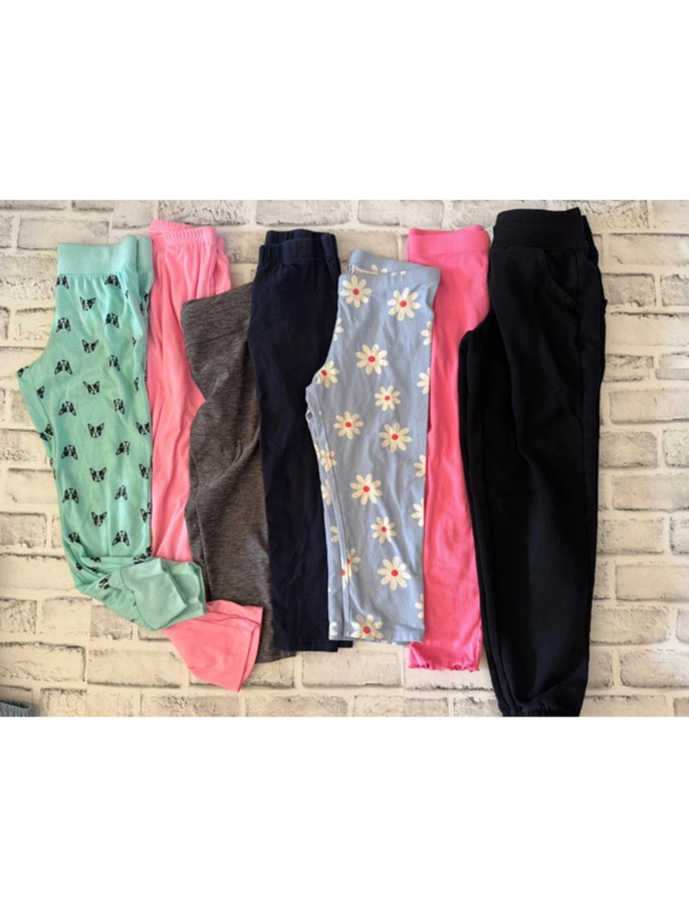 Girl’s lot of leggings & joggers sizes 6, 7 and 8 (7 items)